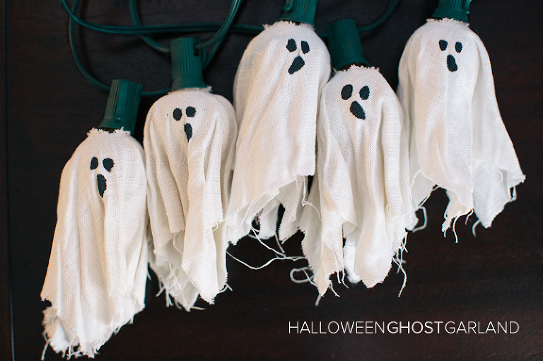 Halloween Ghost Garland » Kaley Ann