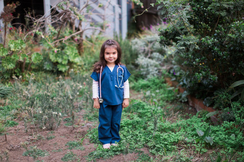 Kids Doctor Costume - mini scrubs are the cutest!